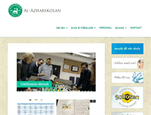 Tablet Screenshot of alazharskolan.com